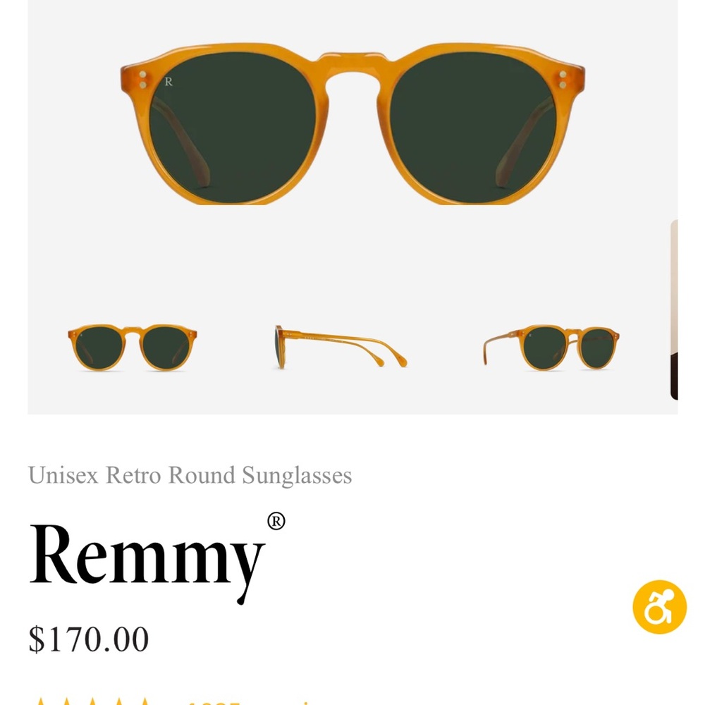 Raen Remmy Sunglasses Honey/Green Polarized